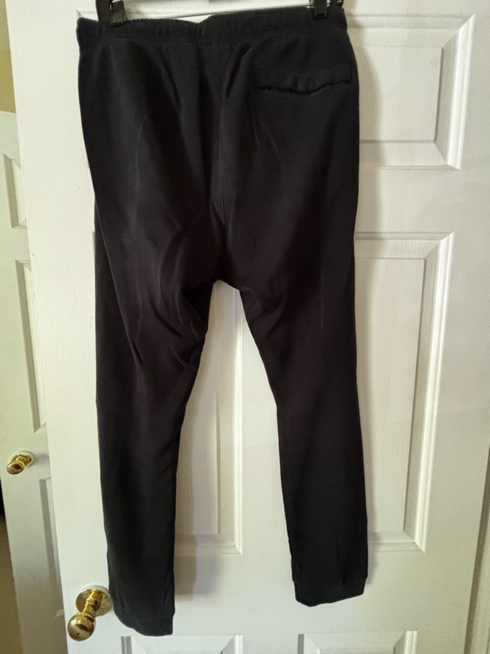 Nike Black Joggers with White 'JUST DO IT.' Side Graphic and Orange Logo size M - Picture 7 of 7
